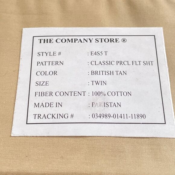 Lot of Sheets & Pillow Cases From The Company Store Cotton Twin XL Fitted & Flat - Picture 12 of 13